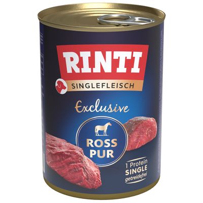 Rinti Singlefleisch Exclusive konina 400 g × 6