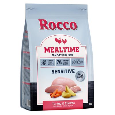 Rocco Mealtime Sensitive indyk, kurczak adult 1 kg