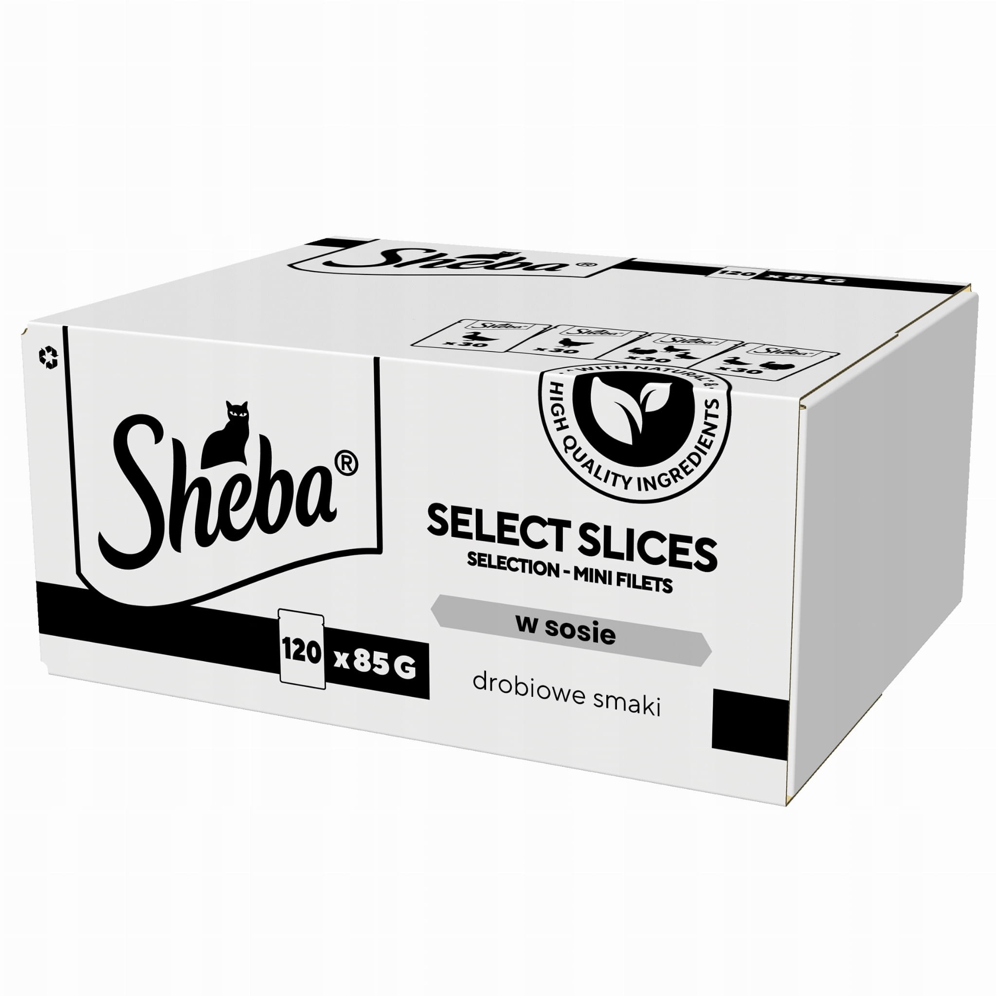 Sheba Selection mix smaków w sosie adult 85 g × 120