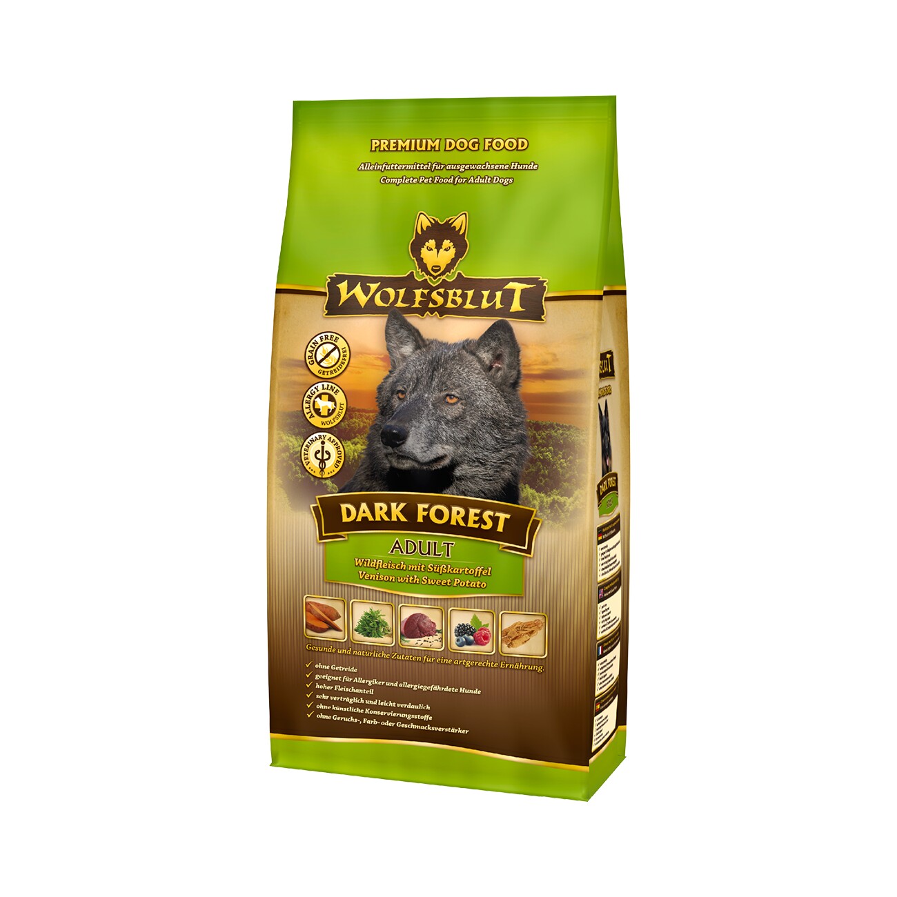 Wolfsblut Dark Forest dziczyzna z batatem adult 2 kg