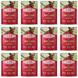 Carnilove indyk, przepiórka z marchewką adult 300 g × 12