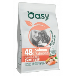 Oasy Monoprotein łosoś puppy małe rasy 2 kg