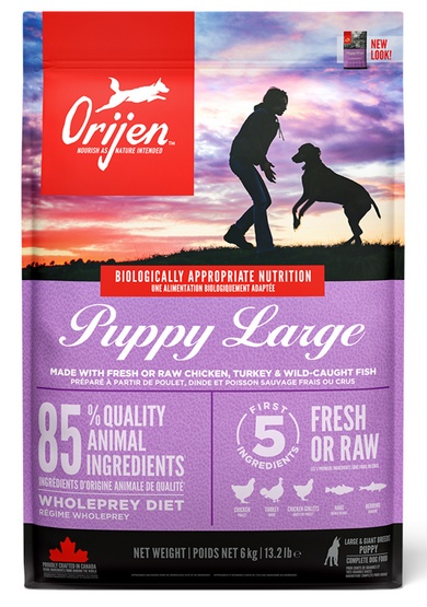 Orijen Puppy indyk, kurczak, ryba junior duże rasy 6 kg