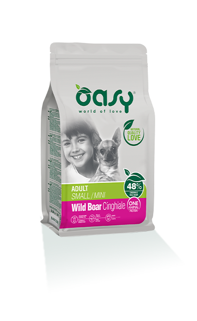 Oasy One Animal Protein dzik adult małe rasy 800 g