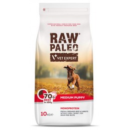 VetExpert Raw Paleo wołowina puppy średnie rasy 10 kg