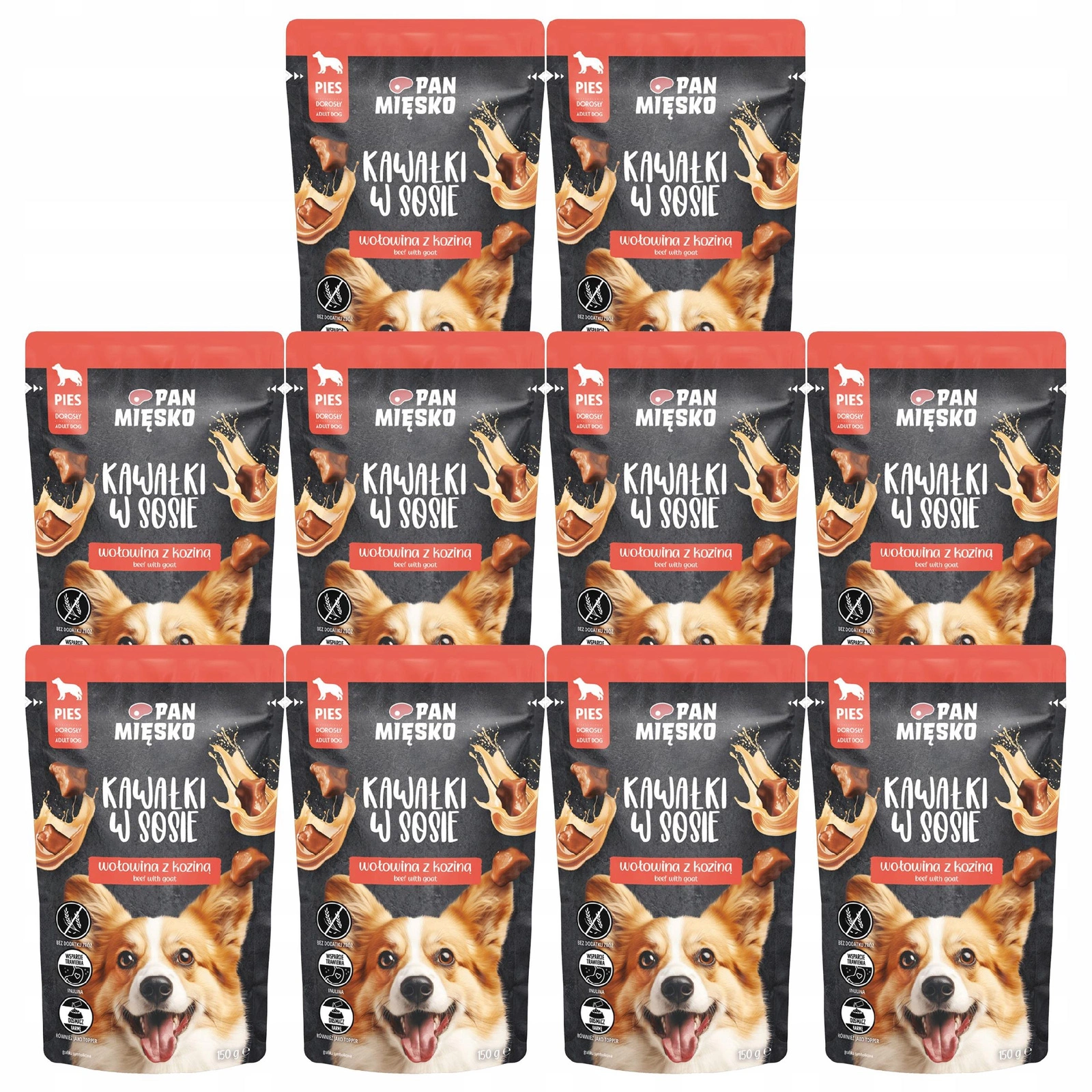 Pan Mięsko wołowina, kozina 150 g × 10