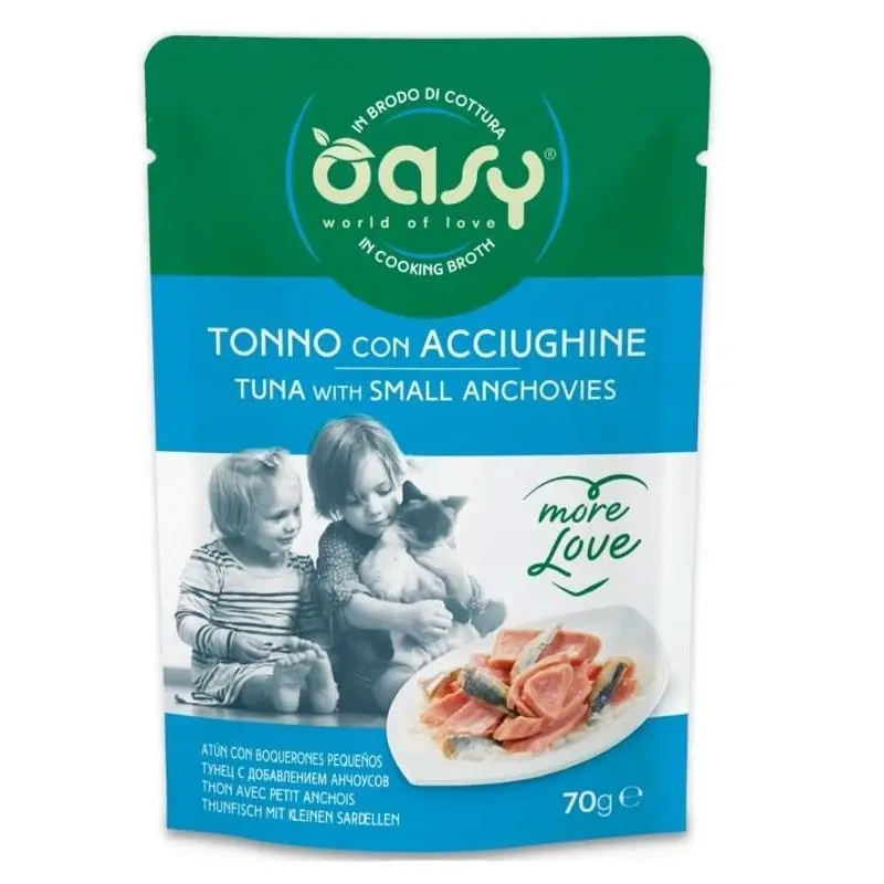 Oasy More Love tuńczyk z sardelą w galaretce adult 70 g