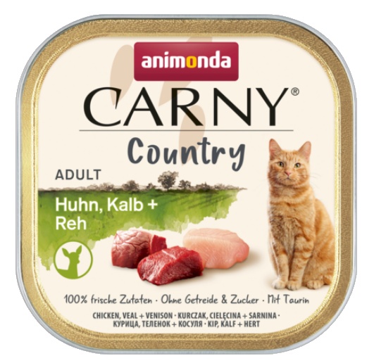 Animonda Carny Country cielęcina, kurczak, sarnina pasztet adult 100 g
