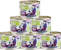 Animal Island Everyday indyk, królik pasztet adult 200 g × 12