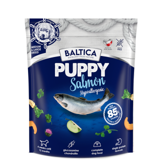 Baltica Excellent łosoś puppy średnie i duże rasy 1 kg
