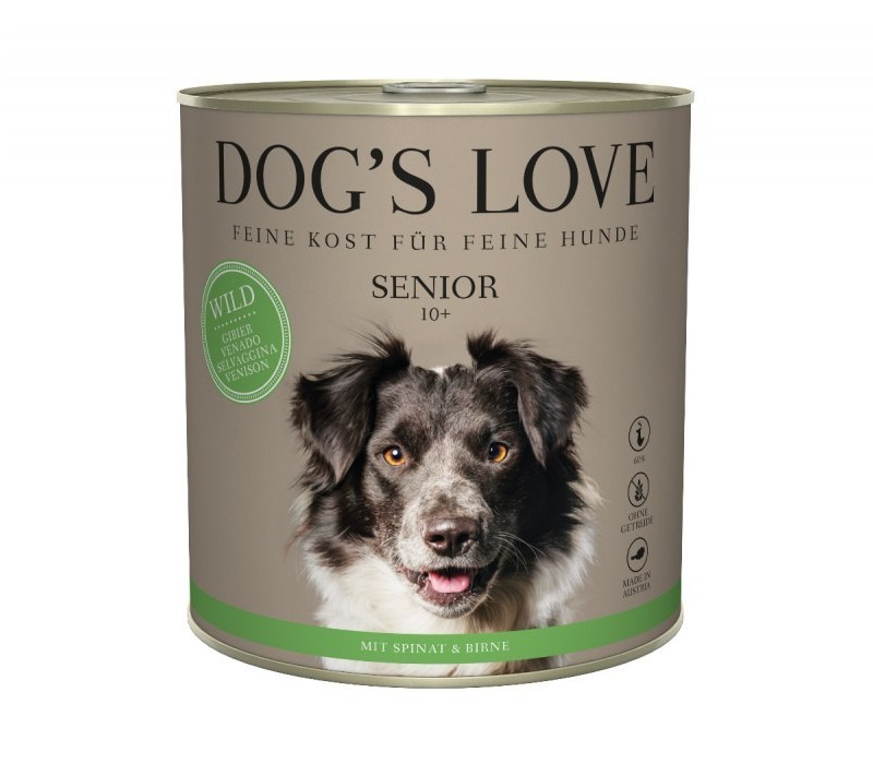 Dog's Love dziczyzna senior 800 g