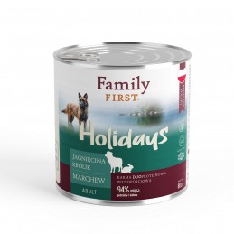 Family First Holidays jagnięcina, królik adult 800 g