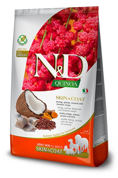 Farmina N&D Quinoa śledź adult 7 kg