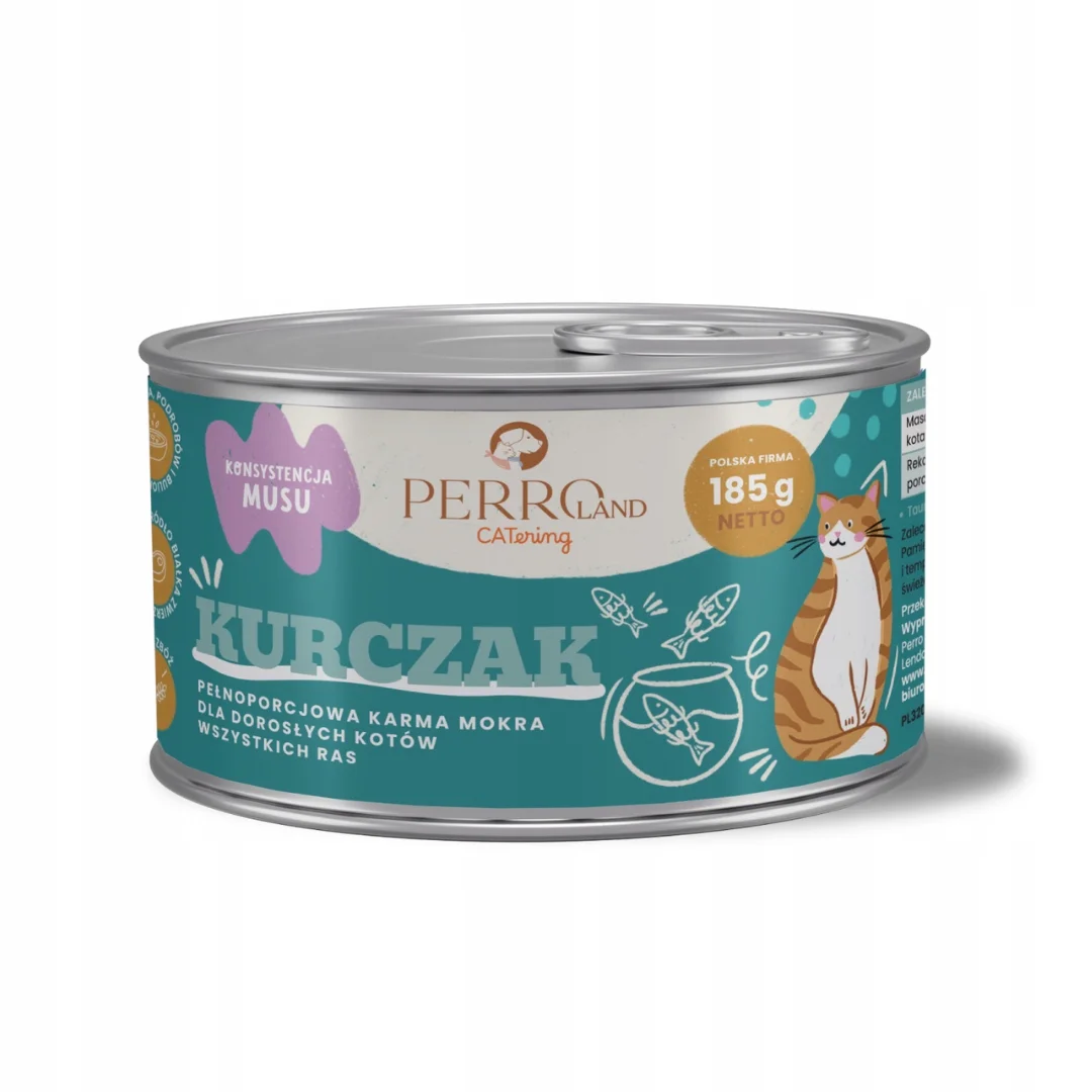 Perro PERROland CATering Digestive Sensitive kurczak pasztet adult 185 g