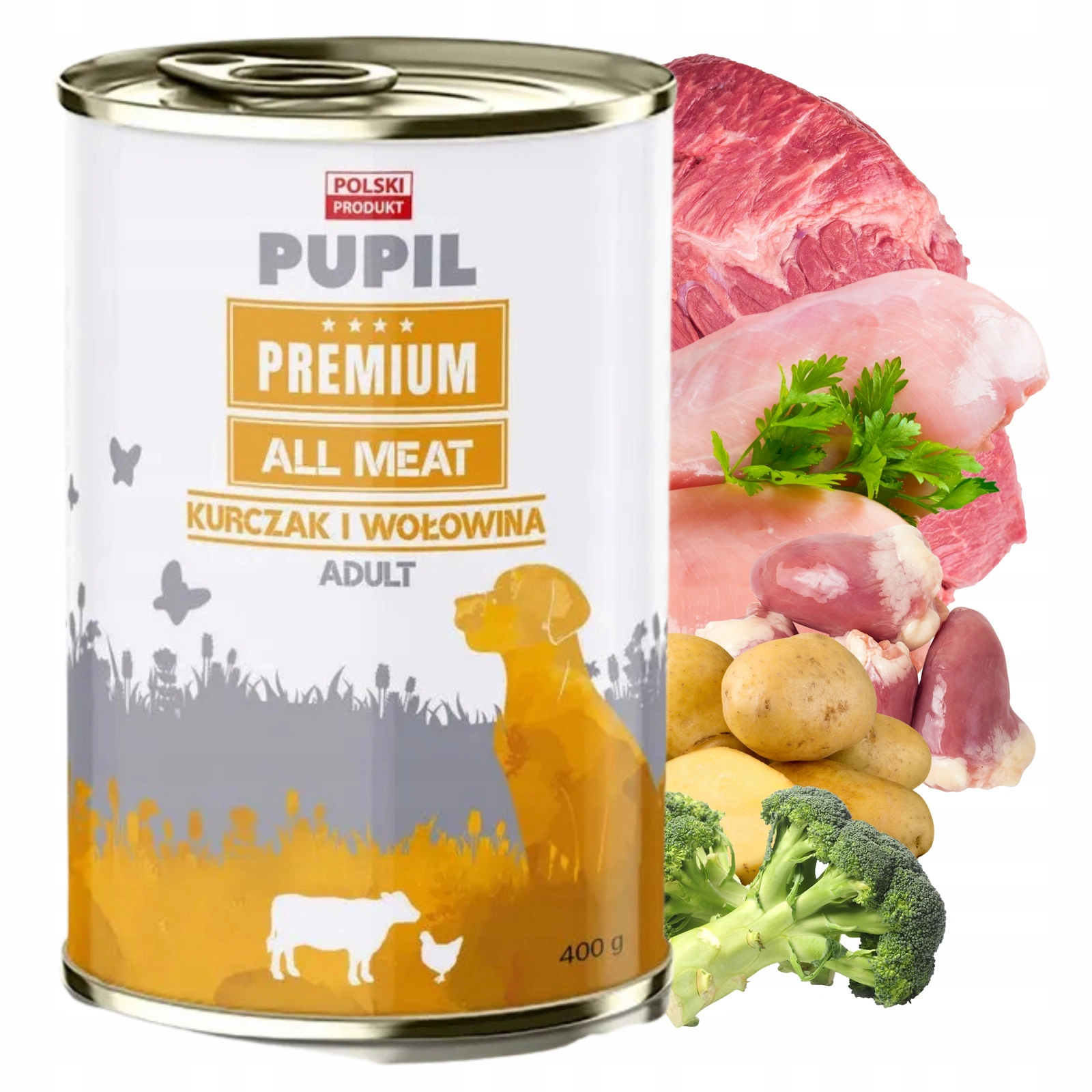 Pupil Premium All Meat kurczak, wołowina adult 400 g
