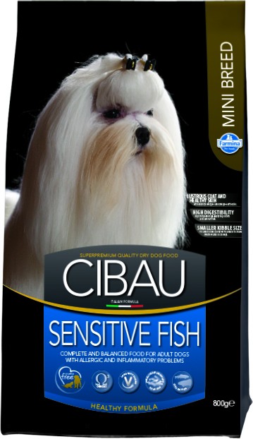 CIBAU Sensitive ryba adult małe rasy 800 g