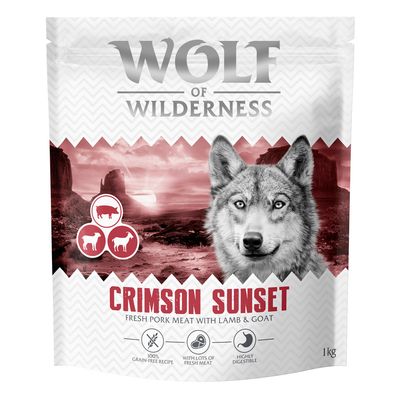 Wolf of Wilderness Crimson Sunset jagnięcina, mięso kozie 1 kg