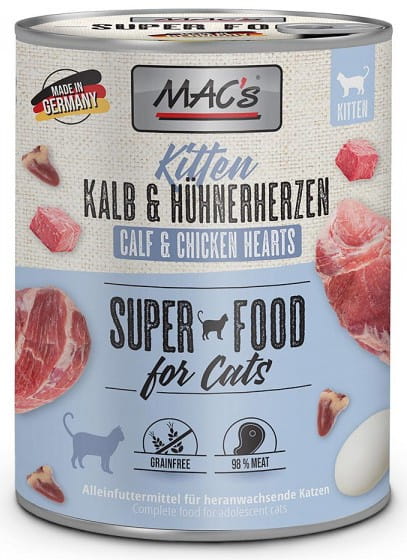 MAC's Kitten cielęcina, kurczak pasztet kitten 400 g
