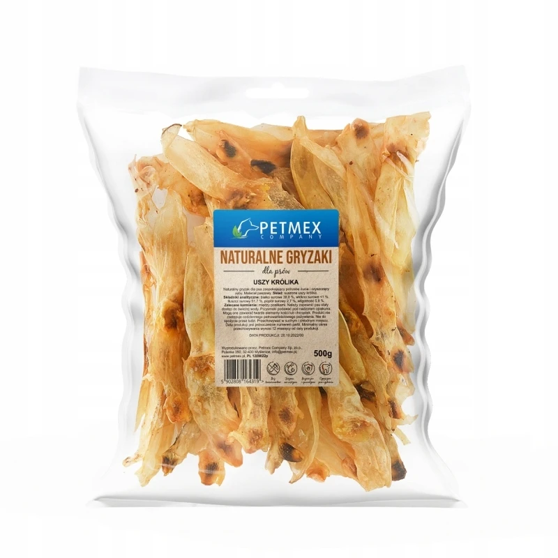 Petmex Ucho królika 500 g