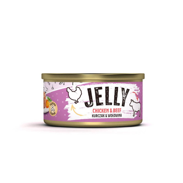 Mr. Bandit Jelly kurczak, wołowina w galaretce adult 80 g
