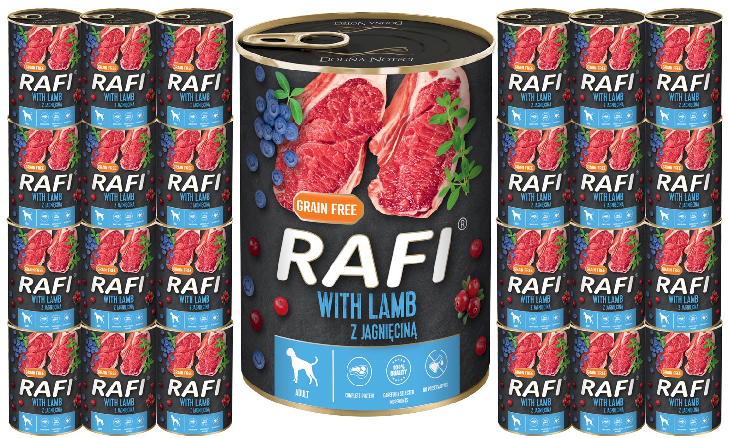 Dolina Noteci Rafi jagnięcina adult 400 g × 24