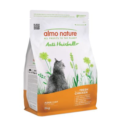 Almo Nature Functional Hairball kurczak z ryżem adult 2 kg
