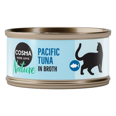 Cosma Nature Indoor tuńczyk w bulionie 70 g × 6