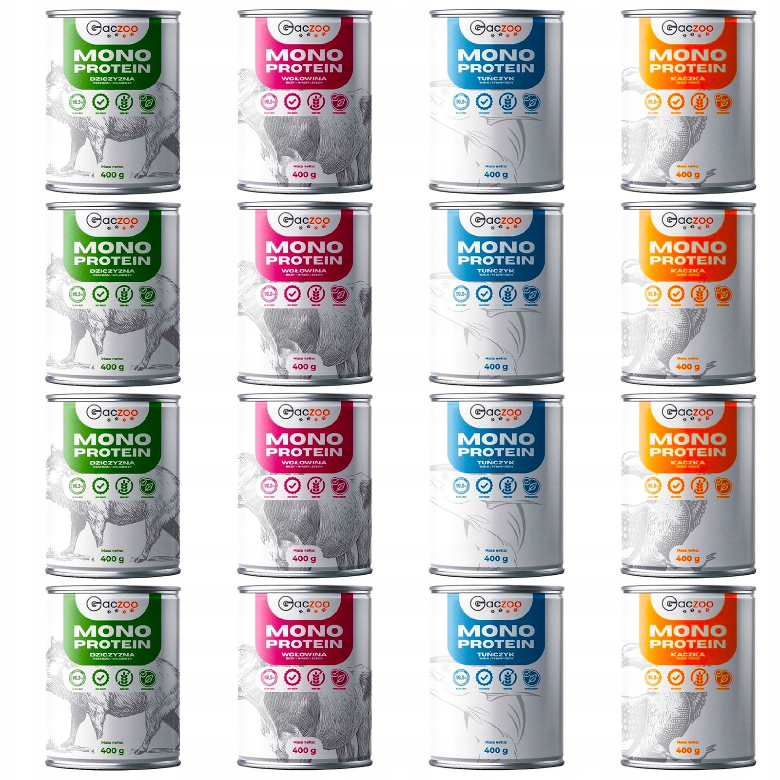 Gaczoo Mono Protein adult 400 g × 16