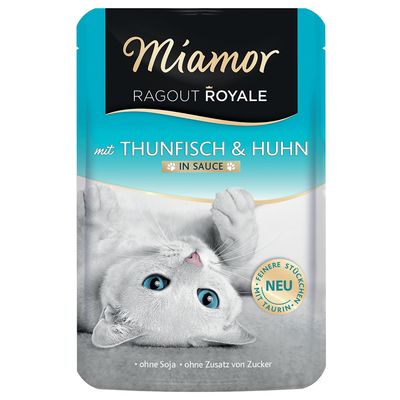 Miamor Ragout Royale kurczak, tuńczyk w sosie adult 100 g × 22