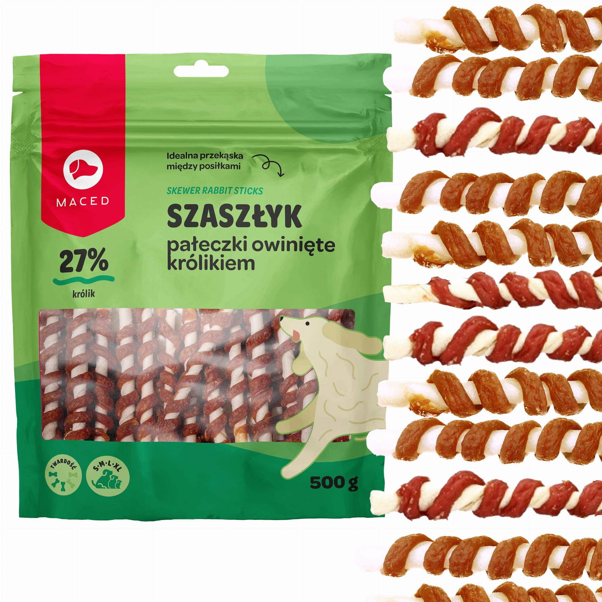 Maced Szaszłyk królik, wołowina 500 g