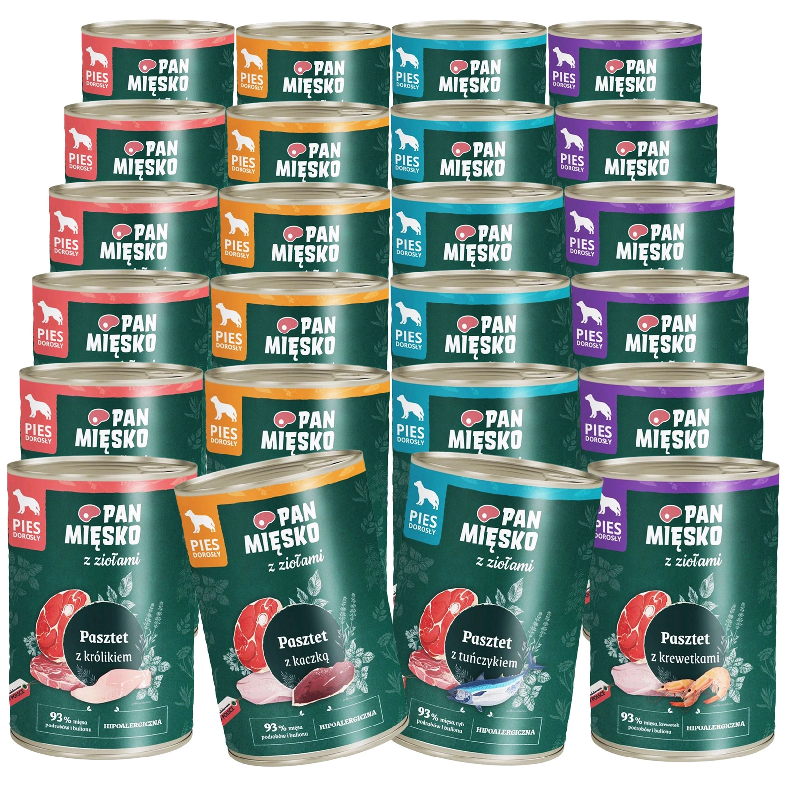 Pan Mięsko z ziołami 400 g × 24