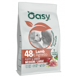 Oasy Monoprotein jagnięcina junior średnie rasy, duże rasy 10 kg