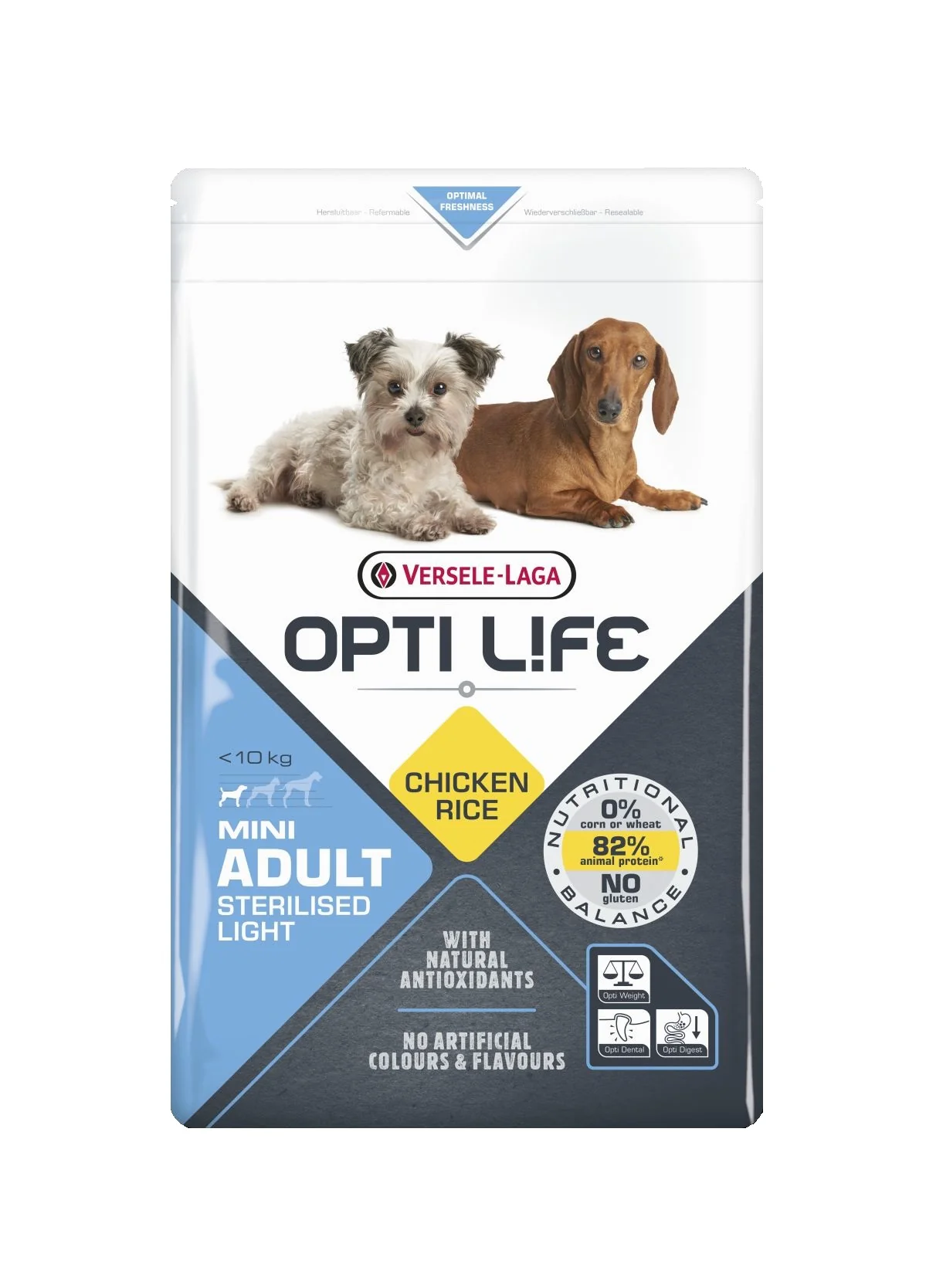 Versele-Laga Opti Life kurczak adult light/sterylizowane małe rasy 2,5 kg
