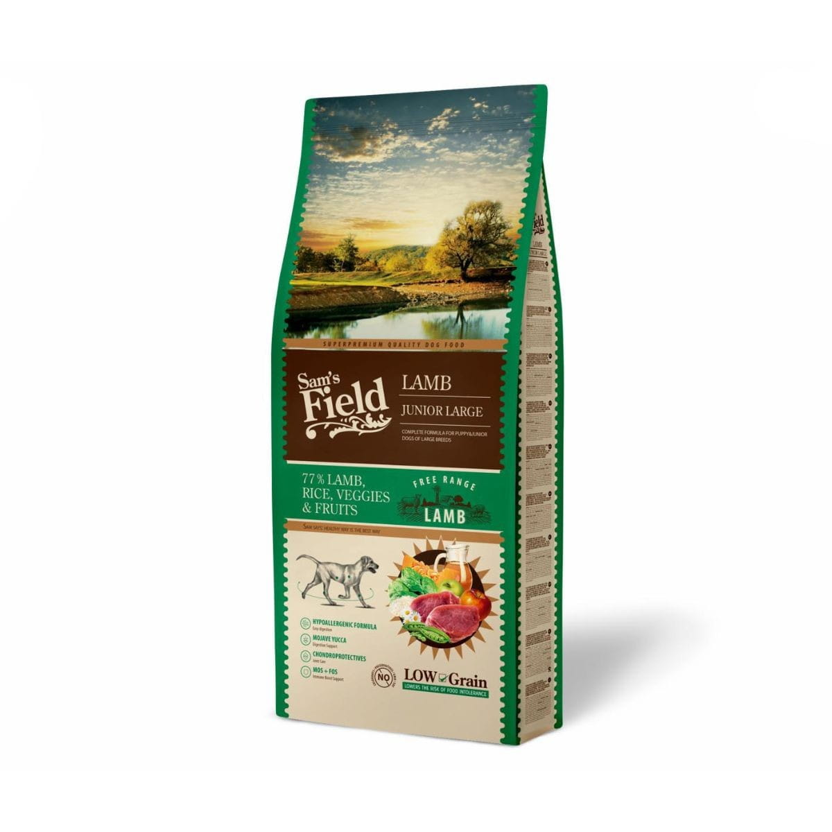 Sam's Field Low Grain jagnięcina junior duże rasy 13 kg