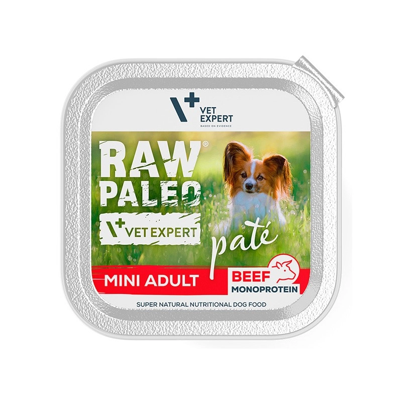 VetExpert Raw Paleo wołowina adult małe rasy 150 g