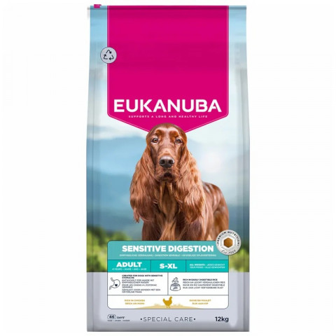 Eukanuba Special Care kurczak dla dorosłych psów z wrażliwym układem trawiennym 12 kg