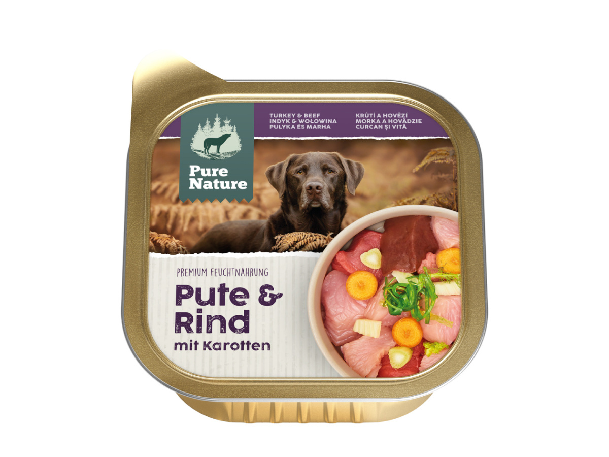 Pure Nature indyk, wołowina adult 150 g
