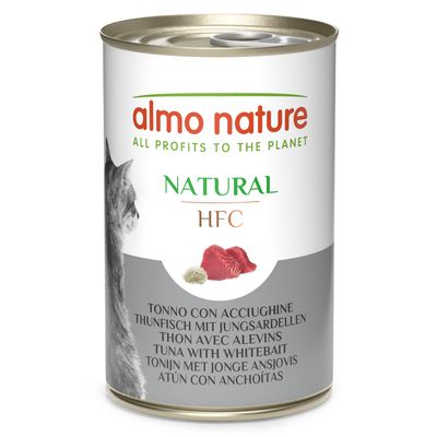 Almo Nature HFC Sensitive sardynka, tuńczyk w bulionie 140 g × 12