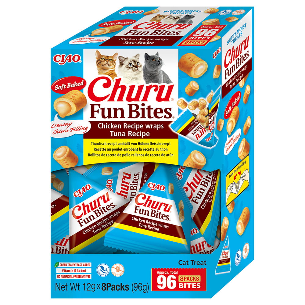 Inaba Churu Fun Bites mix smaków 12 g × 8