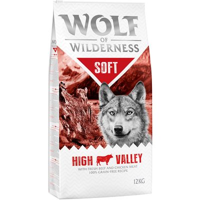 Wolf of Wilderness Soft wołowina adult 12 kg
