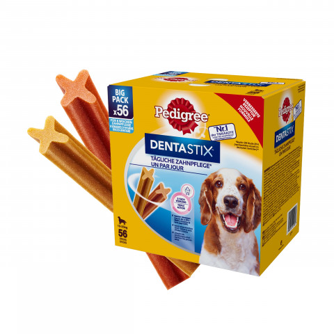 Pedigree Dentastix średnie rasy 180 g × 8