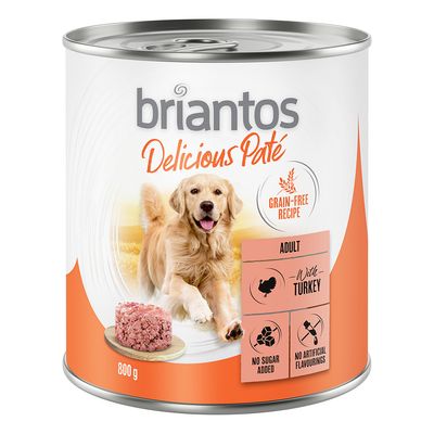 Briantos Delicious Paté indyk adult 800 g × 24