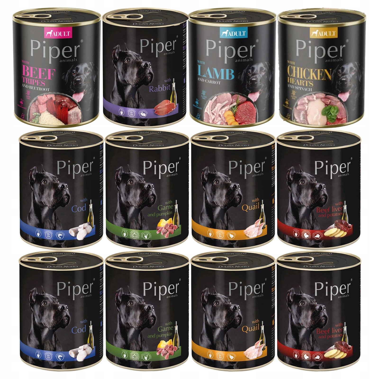 Piper adult 800 g × 12