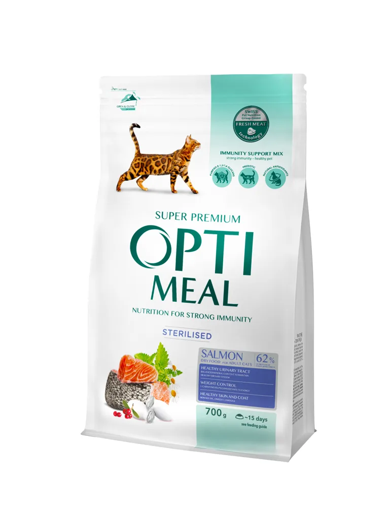 Optimeal Sterilised łosoś adult 700 g