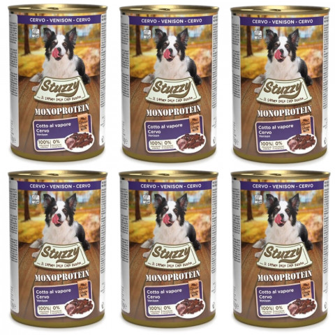 Stuzzy Monoprotein dziczyzna 400 g × 6