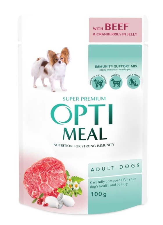 Optimeal wołowina adult 100 g