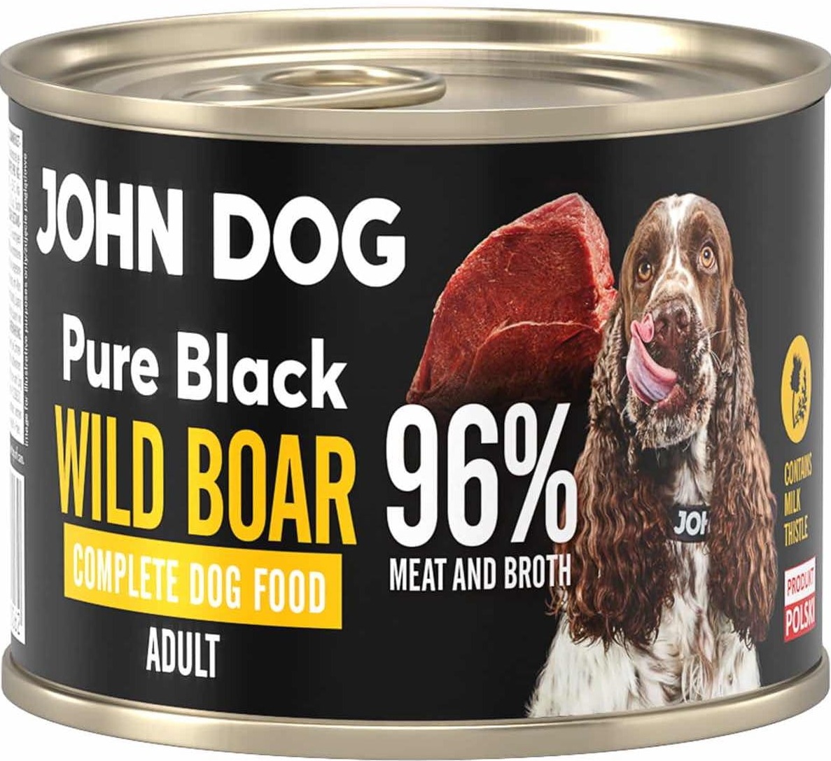 John Dog Pure Black dzik adult 200 g