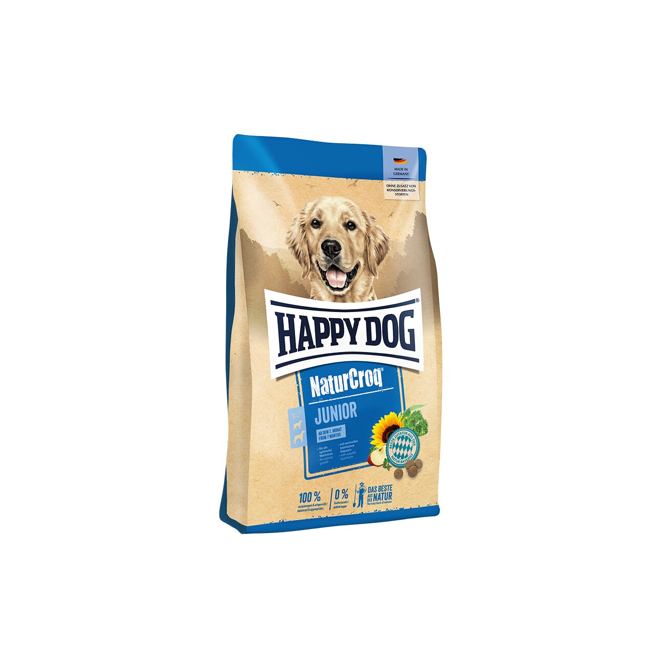 Happy Dog NaturCroq drób, ryba, wołowina junior 15 kg