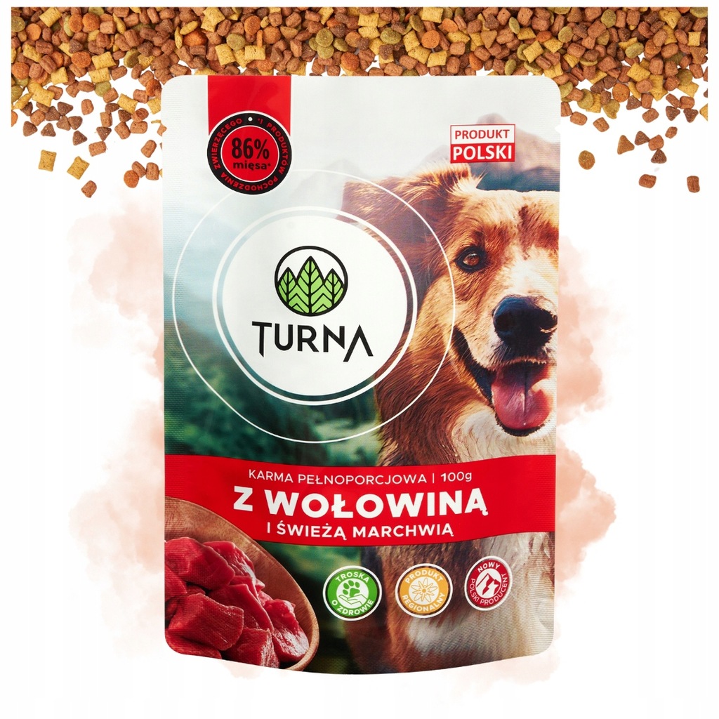 Turna wołowina adult 100 g × 24