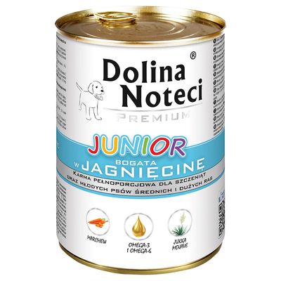 Dolina Noteci Premium jagnięcina junior 400 g × 48